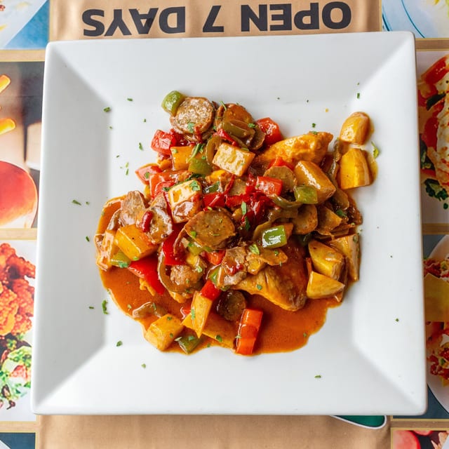 Chicken Scarpariello.